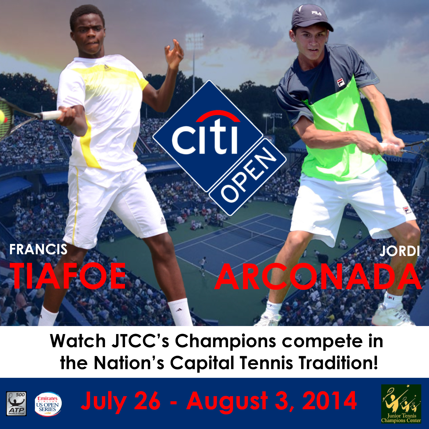 Tiafoe and Arconada to compete in Citi Open